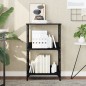 vidaXL Bücherregal Schwarz 50x33x82 cm Holzwerkstoff vidaXL Bücherregal Schwarz 50x33x82 cm Holzwerkstoff