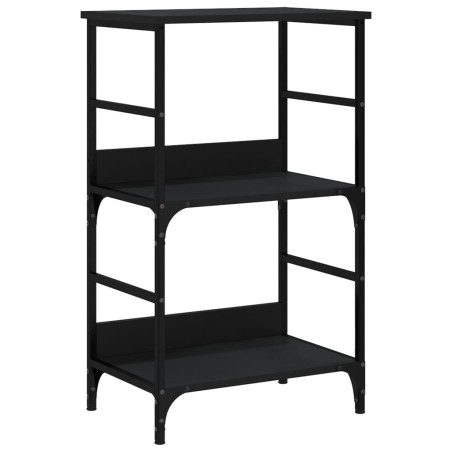 vidaXL Bücherregal Schwarz 50x33x82 cm Holzwerkstoff