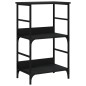 vidaXL Bücherregal Schwarz 50x33x82 cm Holzwerkstoff vidaXL Bücherregal Schwarz 50x33x82 cm Holzwerkstoff