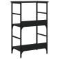 vidaXL Bücherregal Schwarz 50x33x82 cm Holzwerkstoff vidaXL Bücherregal Schwarz 50x33x82 cm Holzwerkstoff