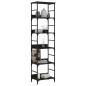 vidaXL Bücherregal Schwarz 50x33x188,5 cm Holzwerkstoff vidaXL Bücherregal Schwarz 50x33x188,5 cm Holzwerkstoff