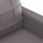 vidaXL 2-tlg. Sofagarnitur mit Kissen Grau Kunstleder vidaXL 2-tlg. Sofagarnitur mit Kissen Grau Kunstleder