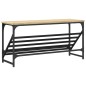 vidaXL Schuhregal Sonoma-Eiche 90x30x45 cm Holzwerkstoff vidaXL Schuhregal Sonoma-Eiche 90x30x45 cm Holzwerkstoff