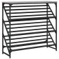 vidaXL Schuhregal Grau Sonoma 90x30x85 cm Holzwerkstoff vidaXL Schuhregal Grau Sonoma 90x30x85 cm Holzwerkstoff