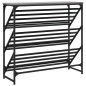 vidaXL Schuhregal Grau Sonoma 90x30x85 cm Holzwerkstoff vidaXL Schuhregal Grau Sonoma 90x30x85 cm Holzwerkstoff