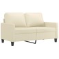 vidaXL 2-Sitzer-Sofa Creme 120 cm Kunstleder vidaXL 2-Sitzer-Sofa Creme 120 cm Kunstleder