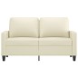 vidaXL 2-Sitzer-Sofa Creme 120 cm Kunstleder vidaXL 2-Sitzer-Sofa Creme 120 cm Kunstleder
