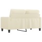 vidaXL 2-Sitzer-Sofa Creme 120 cm Kunstleder vidaXL 2-Sitzer-Sofa Creme 120 cm Kunstleder