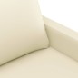 vidaXL 2-Sitzer-Sofa Creme 120 cm Kunstleder vidaXL 2-Sitzer-Sofa Creme 120 cm Kunstleder