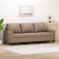 vidaXL 3-Sitzer-Sofa Cappuccino-Braun 180 cm Kunstleder vidaXL 3-Sitzer-Sofa Cappuccino-Braun 180 cm Kunstleder