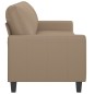 vidaXL 3-Sitzer-Sofa Cappuccino-Braun 180 cm Kunstleder vidaXL 3-Sitzer-Sofa Cappuccino-Braun 180 cm Kunstleder