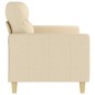 vidaXL 2-Sitzer-Sofa Creme 140 cm Stoff vidaXL 2-Sitzer-Sofa Creme 140 cm Stoff