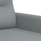 vidaXL 2-Sitzer-Sofa Hellgrau 140 cm Stoff vidaXL 2-Sitzer-Sofa Hellgrau 140 cm Stoff