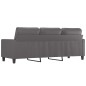 vidaXL 3-Sitzer-Sofa Grau 180 cm Kunstleder vidaXL 3-Sitzer-Sofa Grau 180 cm Kunstleder
