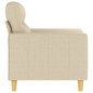 vidaXL Sofasessel Creme 60 cm Stoff vidaXL Sofasessel Creme 60 cm Stoff
