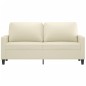 vidaXL 2-Sitzer-Sofa Creme 140 cm Kunstleder vidaXL 2-Sitzer-Sofa Creme 140 cm Kunstleder