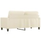 vidaXL 2-Sitzer-Sofa Creme 140 cm Kunstleder vidaXL 2-Sitzer-Sofa Creme 140 cm Kunstleder