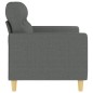 vidaXL 2-Sitzer-Sofa Dunkelgrau 120 cm Stoff vidaXL 2-Sitzer-Sofa Dunkelgrau 120 cm Stoff