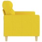 vidaXL 2-Sitzer-Sofa Hellgelb 140 cm Stoff vidaXL 2-Sitzer-Sofa Hellgelb 140 cm Stoff