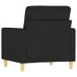 vidaXL Sofasessel Schwarz 60 cm Stoff vidaXL Sofasessel Schwarz 60 cm Stoff