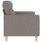 vidaXL 2-Sitzer-Sofa Taupe 140 cm Stoff vidaXL 2-Sitzer-Sofa Taupe 140 cm Stoff