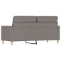 vidaXL 2-Sitzer-Sofa Taupe 140 cm Stoff vidaXL 2-Sitzer-Sofa Taupe 140 cm Stoff