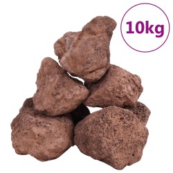 vidaXL Lavagranulat 10 kg Rot 10-30 cm