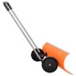 vidaXL Schneeschieber mit Teleskopgriff Orange 96 cm Stahl vidaXL Schneeschieber mit Teleskopgriff Orange 96 cm Stahl