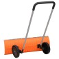 vidaXL Schneeschieber mit Teleskopgriff Orange 96 cm Stahl vidaXL Schneeschieber mit Teleskopgriff Orange 96 cm Stahl