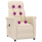 Massagesessel Beige Mikrofasergewebe Massagesessel Beige Mikrofasergewebe