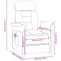 Massagesessel Beige Mikrofasergewebe Massagesessel Beige Mikrofasergewebe