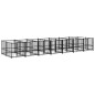 vidaXL Outdoor-Hundezwinger Stahl 13,14 m² vidaXL Outdoor-Hundezwinger Stahl 13,14 m²