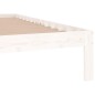 vidaXL Massivholzbett Weiß 120x190 cm vidaXL Massivholzbett Weiß 120x190 cm