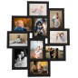 vidaXL Collage Bilderrahmen für 10x(13x18 cm) Fotos Schwarz MDF vidaXL Collage Bilderrahmen für 10x(13x18 cm) Fotos Schwarz MDF
