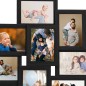 vidaXL Collage Bilderrahmen für 10x(13x18 cm) Fotos Schwarz MDF vidaXL Collage Bilderrahmen für 10x(13x18 cm) Fotos Schwarz MDF