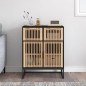 vidaXL Sideboard Schwarz 60x30x75 cm Holzwerkstoff vidaXL Sideboard Schwarz 60x30x75 cm Holzwerkstoff
