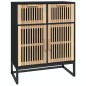 vidaXL Sideboard Schwarz 60x30x75 cm Holzwerkstoff vidaXL Sideboard Schwarz 60x30x75 cm Holzwerkstoff