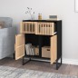 vidaXL Sideboard Schwarz 60x30x75 cm Holzwerkstoff vidaXL Sideboard Schwarz 60x30x75 cm Holzwerkstoff