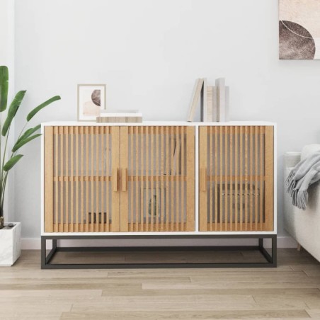 vidaXL Sideboard Weiß 105x30x65 cm Holzwerkstoff
