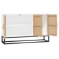 vidaXL Sideboard Weiß 105x30x65 cm Holzwerkstoff vidaXL Sideboard Weiß 105x30x65 cm Holzwerkstoff