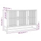 vidaXL Sideboard Weiß 105x30x65 cm Holzwerkstoff vidaXL Sideboard Weiß 105x30x65 cm Holzwerkstoff