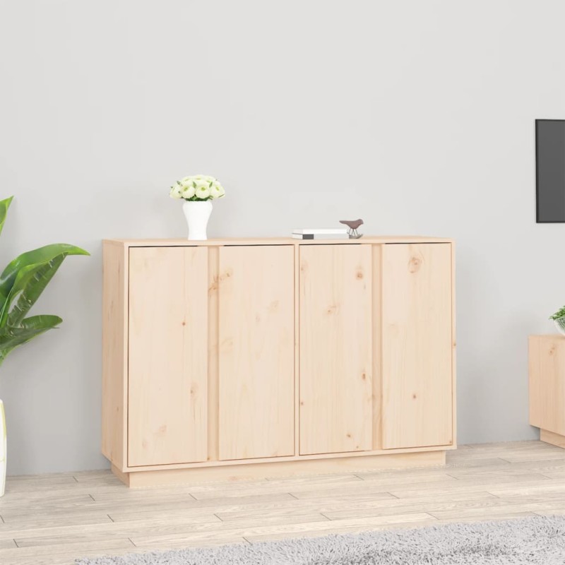 vidaXL Sideboard 120x35x80 cm Massivholz Kiefer vidaXL Sideboard 120x35x80 cm Massivholz Kiefer