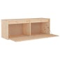 vidaXL Wandschrank 100x30x35 cm Massivholz Kiefer vidaXL Wandschrank 100x30x35 cm Massivholz Kiefer