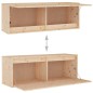 vidaXL Wandschrank 100x30x35 cm Massivholz Kiefer vidaXL Wandschrank 100x30x35 cm Massivholz Kiefer