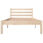 vidaXL Massivholzbett Kiefer 90x190 cm