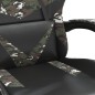 Gamingstuhl mit Fußstütze Drehbar Schwarz Tarnfarben Kunstleder Gamingstuhl mit Fußstütze Drehbar Schwarz Tarnfarben Kunstleder
