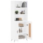vidaXL Highboard Weiß 69,5x34x180 cm Holzwerkstoff vidaXL Highboard Weiß 69,5x34x180 cm Holzwerkstoff