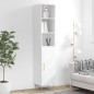 vidaXL Highboard Weiß 34,5x34x180 cm Holzwerkstoff vidaXL Highboard Weiß 34,5x34x180 cm Holzwerkstoff