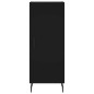 vidaXL Highboard Schwarz 34,5x34x180 cm Holzwerkstoff vidaXL Highboard Schwarz 34,5x34x180 cm Holzwerkstoff