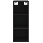 vidaXL Highboard Schwarz 34,5x34x180 cm Holzwerkstoff vidaXL Highboard Schwarz 34,5x34x180 cm Holzwerkstoff